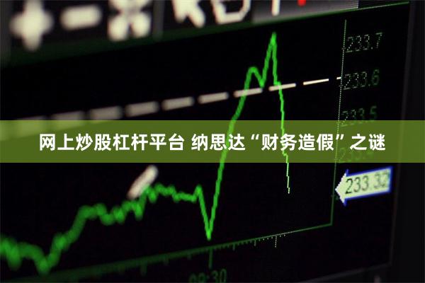 网上炒股杠杆平台 纳思达“财务造假”之谜